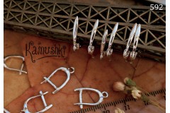 Швензы с английским замочком "рис" №592, 1 пара