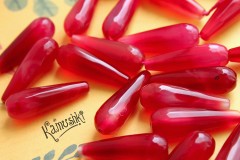 Агат тонированный, капля граненая, фуксия светлая, 1 шт Агат тонированный, капля граненая, фуксия светлая, 1 шт