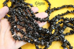 Агат черный, крошка, набор 9,5 см Агат черный, крошка, набор 9,5 см