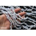 Агат голубой, крошка светлая, набор 9,5 см