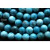 Апатит голубой, гладкий шар 12 мм, набор 7 бусин