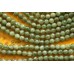 Апатит зеленый, шар гладкий 6 мм, набор 16 бусин