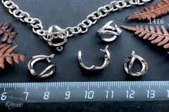 Бейл разъемный подвесной 9х16 мм, №1416, 1 шт