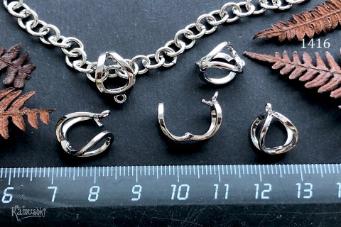 Бейл разъемный подвесной 9х16 мм, №1416, 1 шт