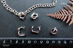 Бейл разъемный подвесной 9х16 мм, №1416, 1 шт