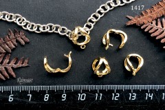 Бейл разъемный подвесной, 9 х 16 мм, №1417, 1 шт Бейл разъемный подвесной, 9 х 16 мм, №1417, 1 шт