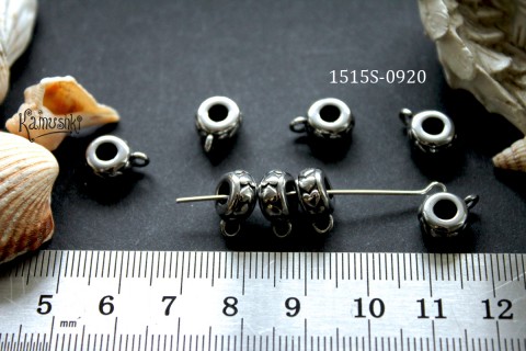 Бейл "сердечко", 5х8,5 мм, сталь №1515S-0920, 1 шт Бейл "сердечко", 5х8,5 мм, сталь №1515S-0920, 1 шт