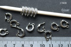 Бейл разъемный с фианитами 8х11 мм, №1780R, 1 шт. Бейл разъемный с фианитами 8х11 мм, №1780R, 1 шт.