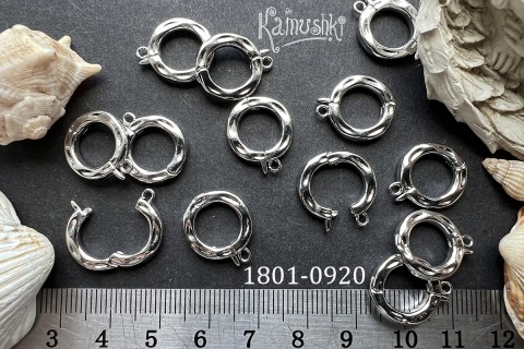 Бейл разъемный круглый, фактурный,14 мм, №1801-0920, 1 шт Бейл разъемный круглый, фактурный,14 мм, №1801-0920, 1 шт