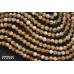 Цитрин пёстрый, шар гладкий 8 мм, набор 12 бусин