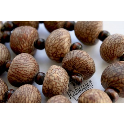 Деревянные бусины, непальский орех, 1 шт