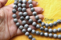 "Серая яшма" (доломит), шар гладкий 10,5 мм, набор 8 бусин "Серая яшма" (доломит), шар гладкий 10,5 мм, набор 8 бусин