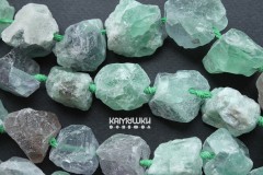 Флюорит, куски необработанные крупные, набор 4 бусины Флюорит, куски необработанные крупные, набор 4 бусины