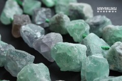 Флюорит, куски необработанные крупные, набор 4 бусины Флюорит, куски необработанные крупные, набор 4 бусины