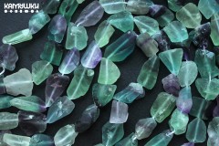 Флюорит, кусочки матовые, набор 8,5 см