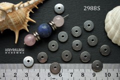 Рондель гладкий, сталь, 2х10 мм, №2988S-0920, 1шт Рондель гладкий, сталь, 2х10 мм, №2988S-0920, 1шт