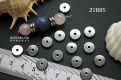 Рондель гладкий, сталь, 2х10 мм, №2988S-0920, 1шт