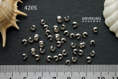 Маскировка кримпа маленькая, сталь, №420S-0920, 10 шт