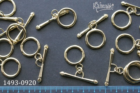 Застежка-тоггл 19 мм, №1493-0920 "круг гладкий", 1 шт Застежка-тоггл 19 мм, №1493-0920 "круг гладкий", 1 шт
