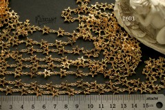 Цепочка № 1601, со звездами 8 мм, отрезок 50 см Цепочка № 1601, со звездами 8 мм, отрезок 50 см