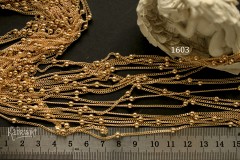 Цепочка № 1603, с шариками, звено 1,4х1,8 мм, отрезок 50 см Цепочка № 1603, с шариками, звено 1,4х1,8 мм, отрезок 50 см