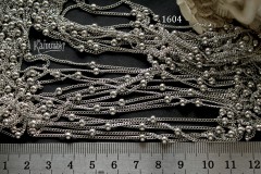 Цепочка № 1604, с шариками, звено 1,4х1,8 мм, отрезок 50 см Цепочка № 1604, с шариками, звено 1,4х1,8 мм, отрезок 50 см