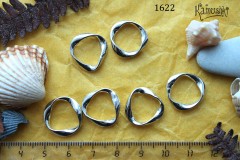 Коннектор "круг" 16 мм,  №1622, 1 шт.