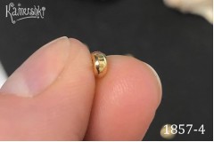 Рондель "гладкий" 1,5х3 мм, №1857-3, 1 шт Рондель "гладкий" 1,5х3 мм, №1857-3, 1 шт