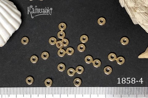 Рондель "гладкий" 1,5х5 мм, №1858-4, 1 шт