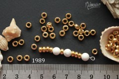 Рондель гладкий 2,7х5 мм, №1989, 1 шт Рондель гладкий 2,7х5 мм, №1989, 1 шт