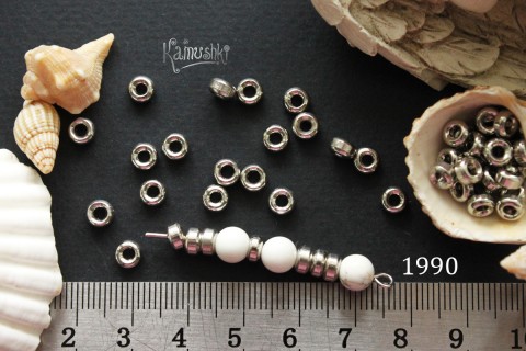 Рондель гладкий 2,7х5 мм №1990, 1 шт