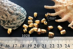 Шапочка-концевик, с гладкой поверхностью 8х8,5 мм, №1028, 1 шт Шапочка-концевик, с гладкой поверхностью 8х8,5 мм, №1028, 1 шт