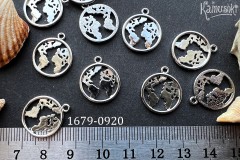 Подвеска "Земля" 16 мм №1679-0920 Подвеска "Земля" 16 мм №1679-0920