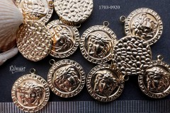 Подвеска монетка 15х18 мм, №1703-0920, 1 шт Подвеска монетка 15х18 мм, №1703-0920, 1 шт