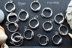 Подвеска "круг с месяцем и звездой" 15 мм, №1722-0920, 1 шт Подвеска "круг с месяцем и звездой" 15 мм, №1722-0920, 1 шт