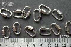 Замок винтовой, овал 10х18 мм, №1777R, 1 шт