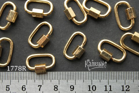 Замок винтовой, овал 10х18 мм, №1778R, 1 шт Замок винтовой, овал 10х18 мм, №1778R, 1 шт
