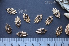 Подвеска "хамса" 10х17 мм №1783-4, 1 шт Подвеска "хамса" 10х17 мм №1783-4, 1 шт