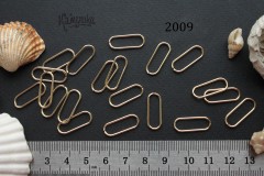 Коннектор "овал разъемный" 7х18 мм №2009, 1 шт