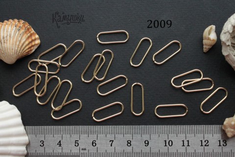 Коннектор "овал разъемный" 7х18 мм №2009, 1 шт