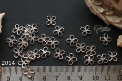 Коннектор "4 петли" 8 мм, №2014, 1 шт Коннектор "4 петли" 8 мм, №2014, 1 шт