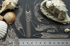 Подвеска с цепочками 80 мм №2023, 1 шт Подвеска с цепочками 80 мм №2023, 1 шт