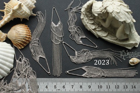 Подвеска с цепочками 80 мм №2023, 1 шт