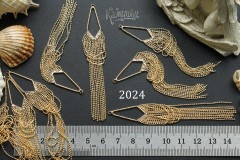Подвеска с цепочками 80 мм №2024, 1 шт Подвеска с цепочками 80 мм №2024, 1 шт