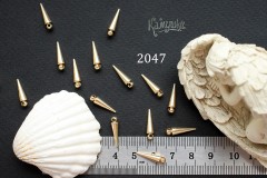 Подвеска "шип" 4х16 мм №2047, 1 шт