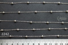 Цепочка № 2242, с шариками, звено 1,4х1,8 мм, отрезок 50 см Цепочка № 2242, с шариками, звено 1,4х1,8 мм, отрезок 50 см