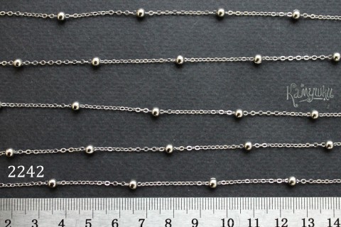 Цепочка № 2242, с шариками, звено 1,4х1,8 мм, отрезок 50 см Цепочка № 2242, с шариками, звено 1,4х1,8 мм, отрезок 50 см