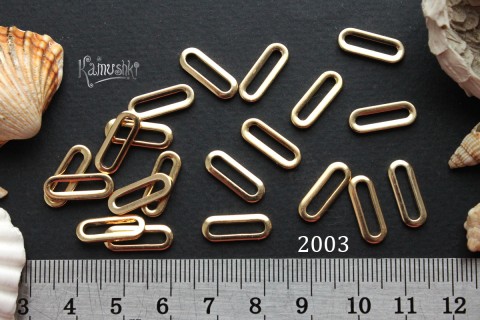 Коннектор "овал литой" 5х15 мм №2003, 1 шт