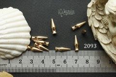 Подвеска "шип зауженный" 4х14 мм №2093, 1 шт
