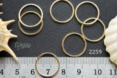 Коннектор "кольцо 16 мм" №2259, 1 шт Коннектор "кольцо 16 мм" №2259, 1 шт